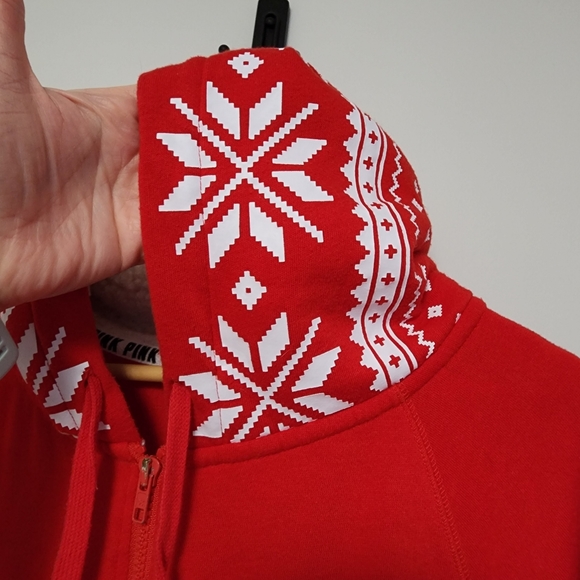 PINK Victoria's Secret Sherpa Onesie Pajamas One Piece - Picture 8 of 9